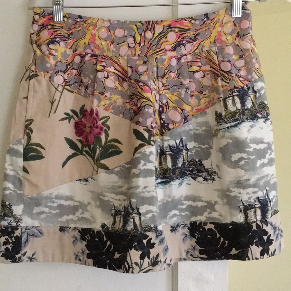 Anthropologie Leifnotes Castle skirt 8